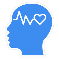 Mental Wellbeing icon style