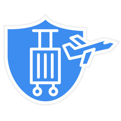 Travel Insurance icon style