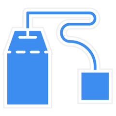 Tea Bag icon style