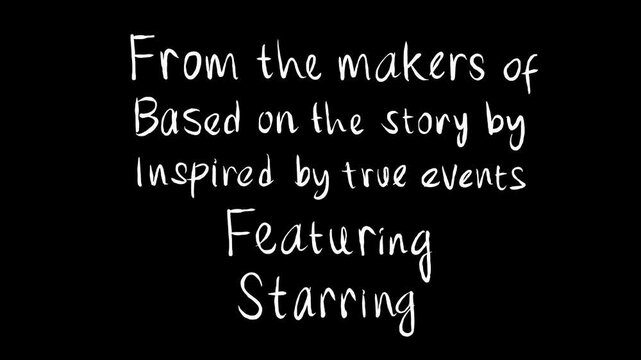 Cinematic opening credits with a hand-drawn, stop-motion look.