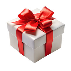 Fototapeta premium gift box isolated on white