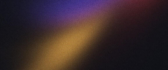 Abstract gradient background with gold, purple, and dark tones.