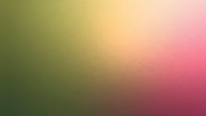 Fototapeta premium Abstract Gradient Background Olive Green to Magenta Pink Soft Color Transition Subtle Texture Smooth Blend