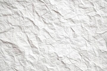 Obraz premium Textured white crumpled paper
