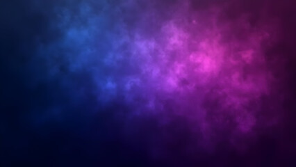 Abstract Background Prussian Blue to Orchid Purple Gradient Smoky Texture Cloudlike Formation Dark Moody Atmosphere Digital Art