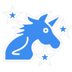 Unicorn icon style