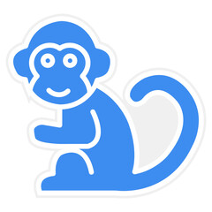 Monkey icon style
