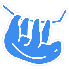 Sloth icon style