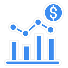 Recession icon style