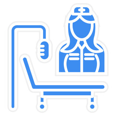 Obraz premium Nursing Service icon style