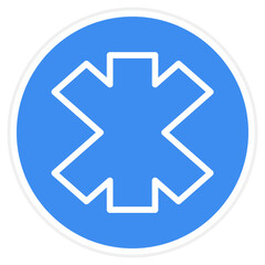 Emergency Sign icon style