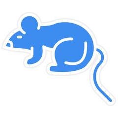 Obraz premium Mouse Vector Icon Style