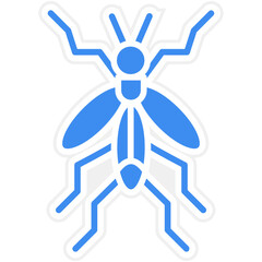 Mosquito Vector Icon Style