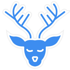 Deer Vector Icon Style