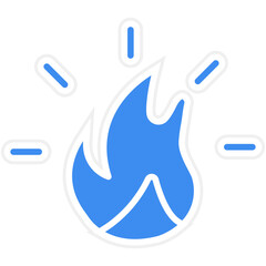 Fire Vector Icon Style