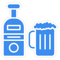 Alcohol Vector Icon Style