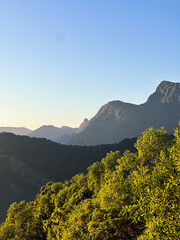mountain landscape in the morning