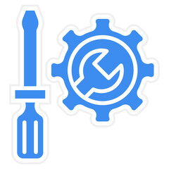 Repair System Vector Icon Style