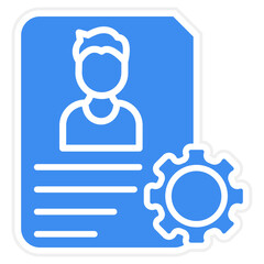 De Identification Vector Icon Style