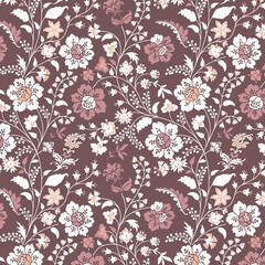Seamless floral textile pattern set featuring vibrant roses and decorative borders. Perfect for fabric printing, fashion design,  and surface pattern projects.