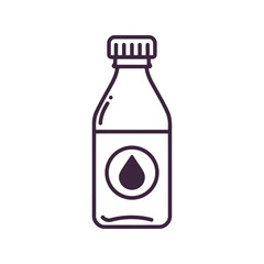 Ink bottle vector illustration calligraphy ink container drawing fluid bottle artist supply isolated eps graphic