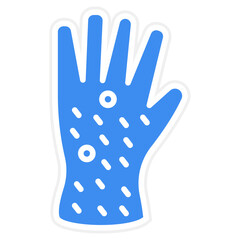 Rash Vector Icon Style