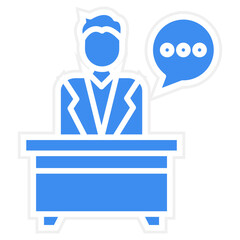 Consultation Vector Icon Style