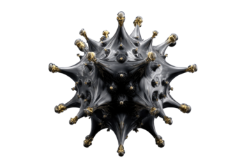 Abstract virus-like sphere