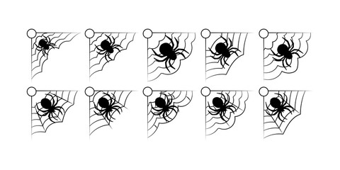 Halloween Spider Corner