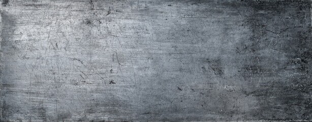 Obraz premium The textured metallic surface with scratches and distressed appearance.