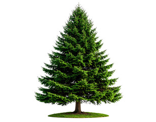Conifer tree isolated on transparent background png