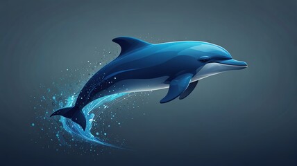 dolphin jumping out of water