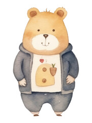 Fototapeta premium PNG Mammal bear toy anthropomorphic.
