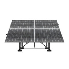 Solar panel array model. Isolated white background. Png format
