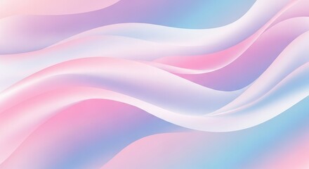 Obraz premium Pastel Wave Abstract Background