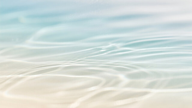 water on the sand background