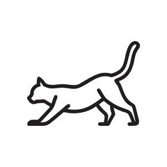 "Cat Silhouette Vector &ndash; Elegant Feline Designs for Logo, Art & Decoration"