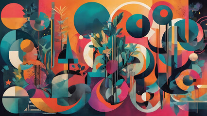 Typographic Motifs Transformed Into Abstract Shapes Only