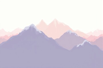 Fototapeta premium sunrise in the mountains