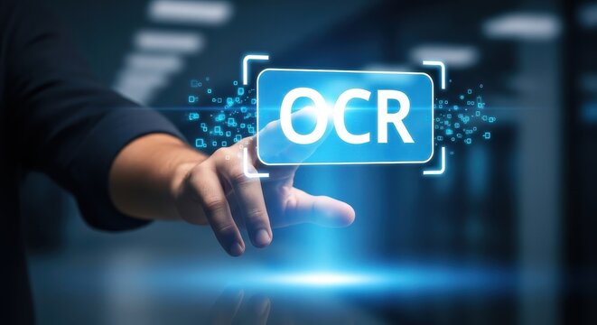 Digital Hand Activating Futuristic OCR Technology for Enhanced Document Recognition and Data Processing