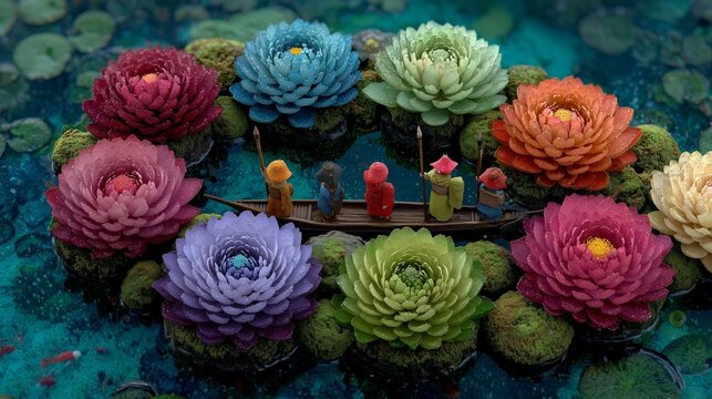 Nelumbo nucifera Phyllotactic Helix in Turbid Aquatic Environment with Motion Blur Residual Analysis via UAV Multispectral Photogrammetry

