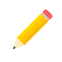 colored pencils on white background