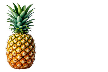 Fototapeta premium Fresh pineapple isolated on white background