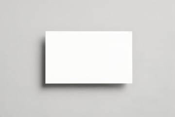 Blank White Square Paper Mockup, Minimalist, Clean and Modern Design Template for Branding, Stationery or Advertisement.