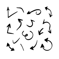Playful Hand Drawn Arrow Collection arrows directional