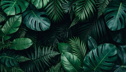 Tropical leaf arrangement.