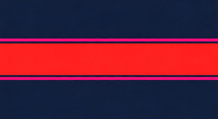 A bold red stripe is centered on a dark blue background creating a clean minimalist and modern graphic design perfect for a wide range of uses and concepts