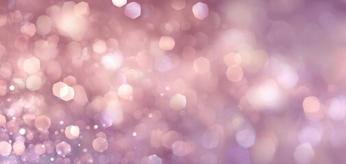 The enchanting bokeh background with soft pink and purple hues.