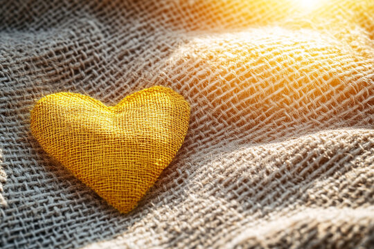 Yellow ribbon, symbol of the world suicide prevention day, or child cancer. September 10th.