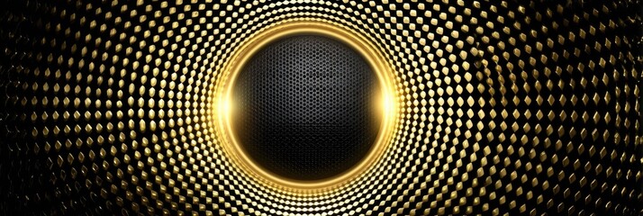 Golden Portal Abstract